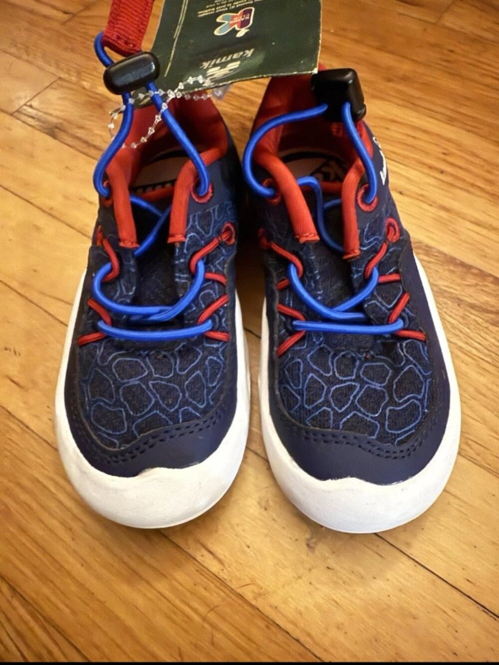 Kamik Fundy blue and red sneakers